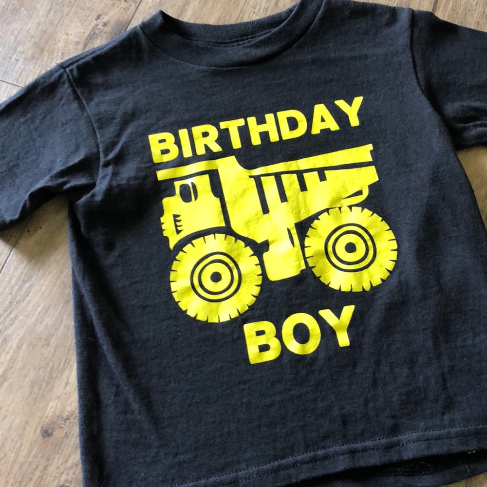Toddler Dump Truck Birthday Shirt